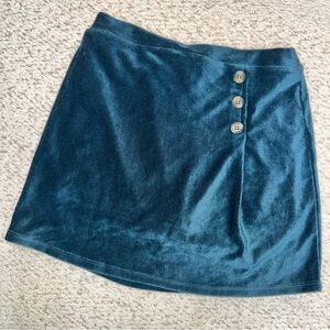 Ally B Dark Emerald Green Skirt